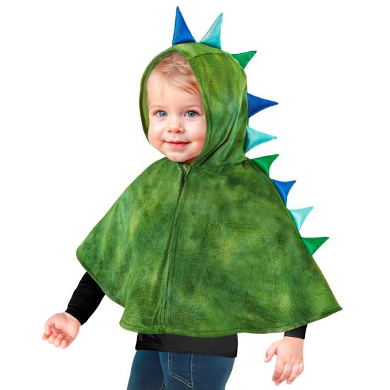 Pelúcia de dinossauro com capuz