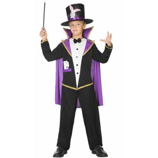 Fantasia de mágico de cartola infantil