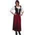 Traje de bartender medieval adulto tamanho único T-4