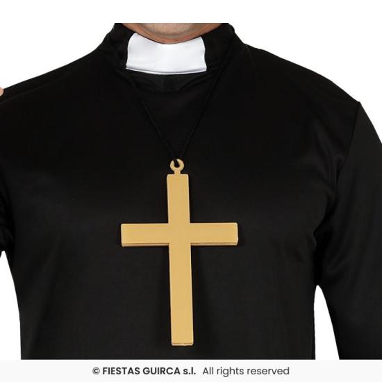 Juiz de fantasias 3 em 1, sacerdote e estudante adulto