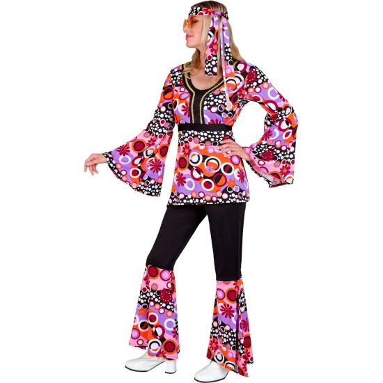 Fantasia estilo anos 70, reggae, hippie, flower power, febre disco, fantasias de carnaval