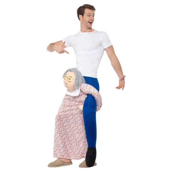 Fantasia de ombros de vovó adulta