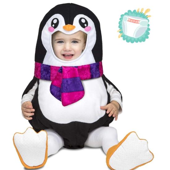 Fato de pinguim fofinho para bebé Fato de pinguim fofinho para bebé