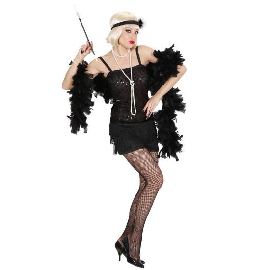 Fato de menina Charleston preto