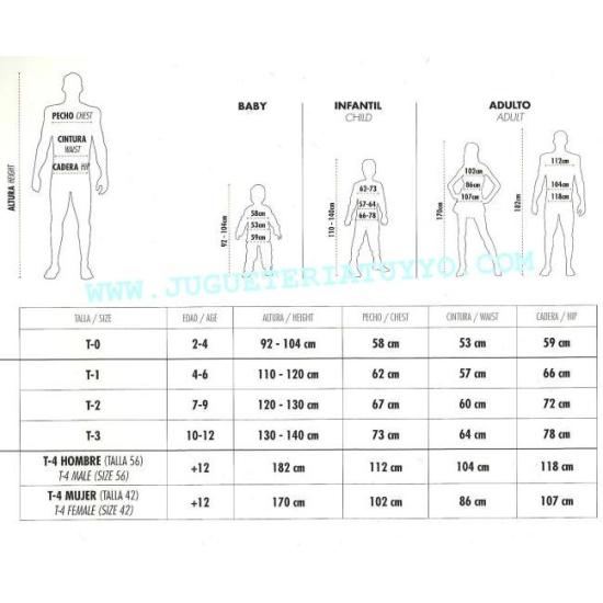 Fato adulto menina de salão tamanho T-4