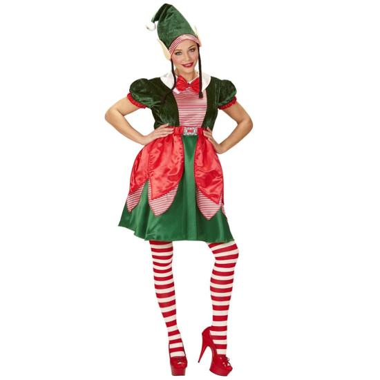 Fantasia de Elfo Ajudante do Papai Noel adulto