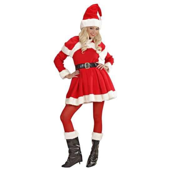 Fantasia de mãe natal super luxuosa para adulto