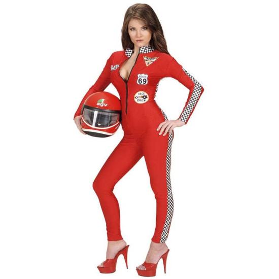 Fato de piloto de corrida super sexy para adulto