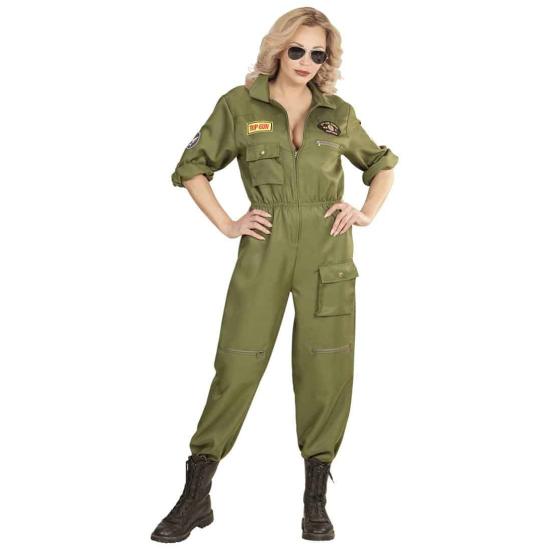 Fantasia de piloto de caça instrutor de Top Gun para mulheres Fantasia de piloto de caça instrutor de Top Gun para mulheres