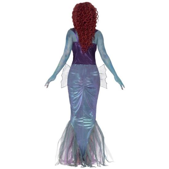 Fantasia de sereia zumbi para mulher