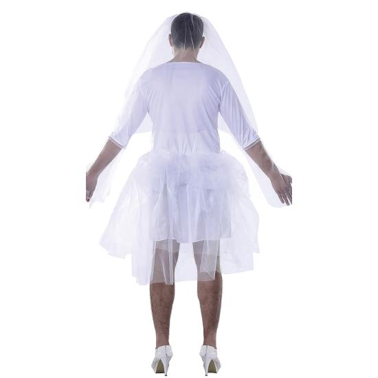 Fantasia de noiva adulta para homens