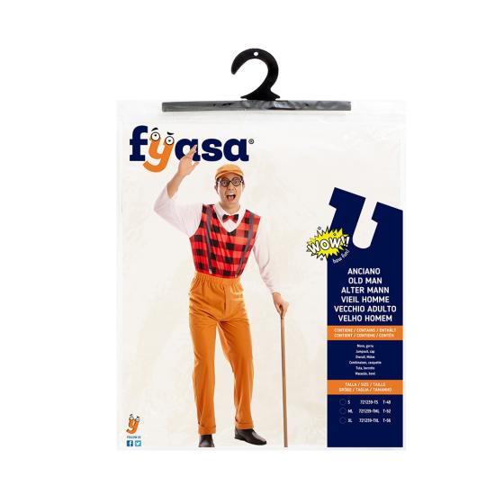 Fantasia de avô chorão adulto