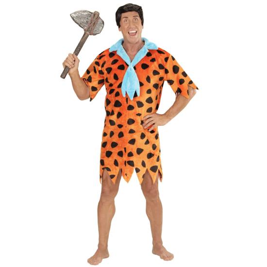 Fato de homem das cavernas Peter Flintstones tamanho adulto.