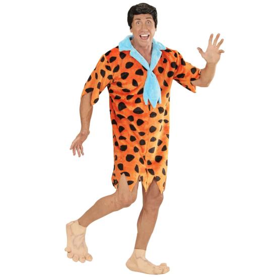 Fato de homem das cavernas Peter Flintstones tamanho adulto.