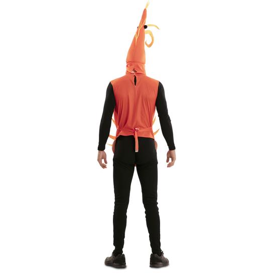 Fantasia de Camarão Masculina Tamanho ML - Carnaval e Festas Divertidas