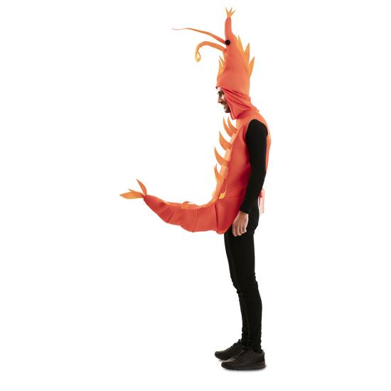 Fantasia de Camarão Masculina Tamanho ML - Carnaval e Festas Divertidas