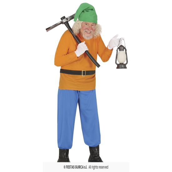 Fantasia de trabalhador anão adulto
