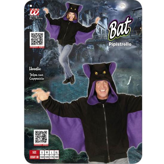 Traje de morcego unissex adulto.