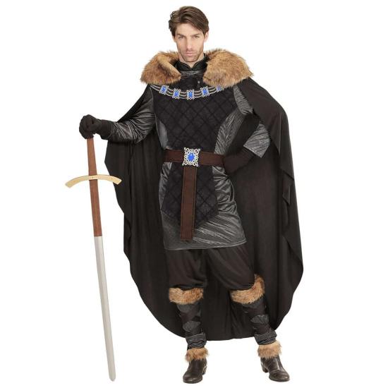 Fato de príncipe medieval John Snow para adulto