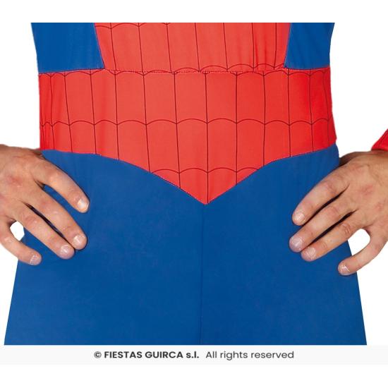 Fato de aranha super-herói adulto