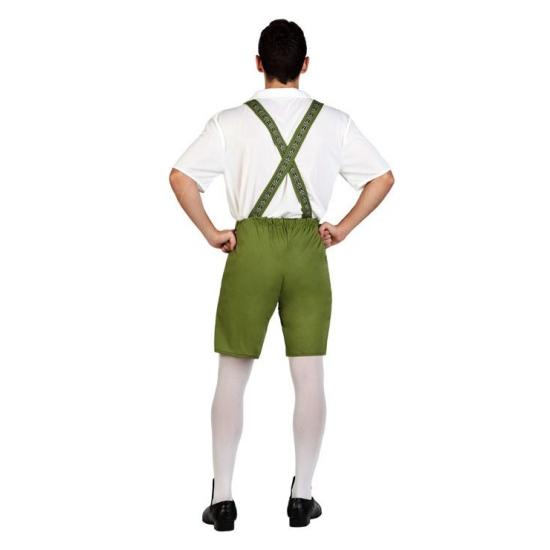 Fantasia de babador verde para menino da Oktoberfest alemã