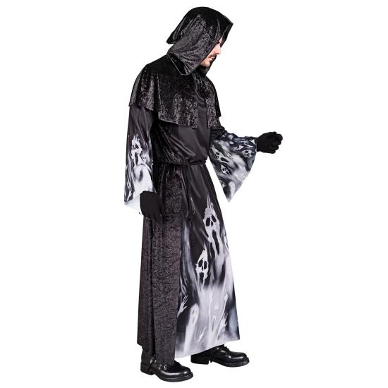 Fantasia de Screaming Souls para Homem – Túnica com Capuz, Capa e Cinto