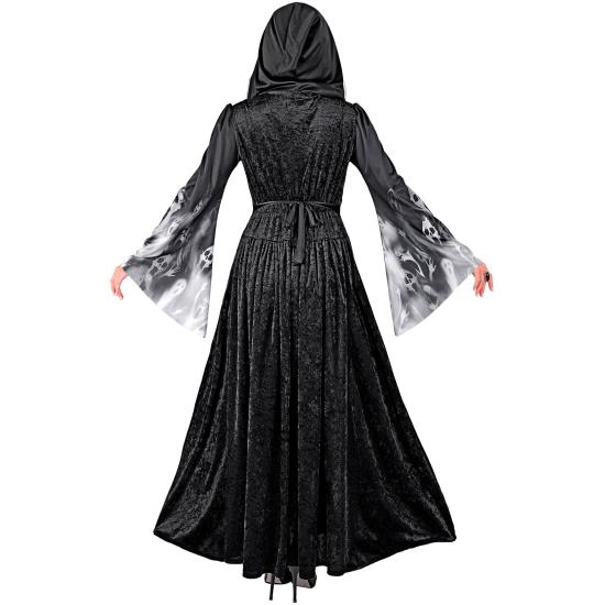 Fantasia de Screaming Souls para mulheres – Vestido com capuz