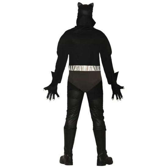 Fantasia econômica de pantera negra adulta