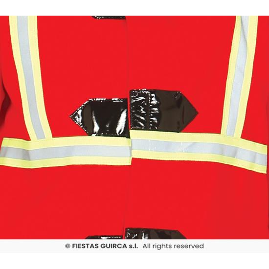 Fantasia de bombeiro bombeiro tamanho infantil