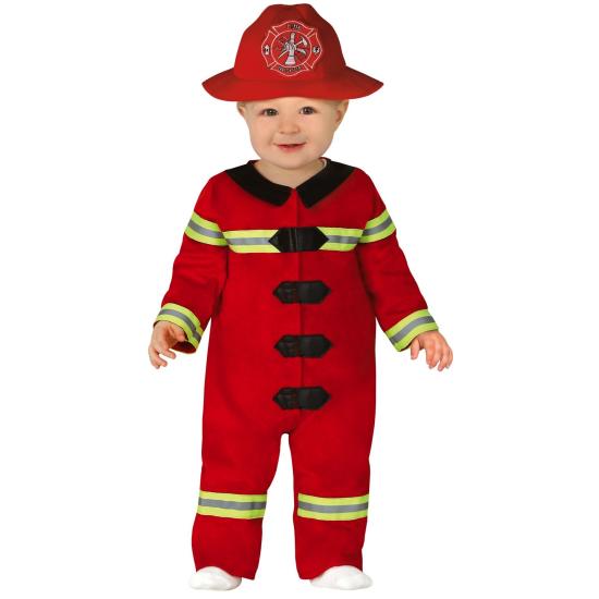 Fantasia de bombeiro para bebê Fantasia de bombeiro para bebê
