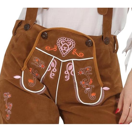 Traje Tirolês Marrom para Mulheres