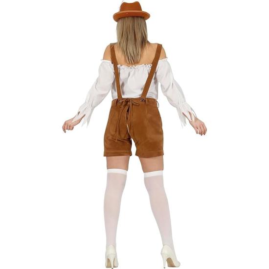 Traje Tirolês Marrom para Mulheres