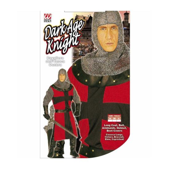 Fato de Cavaleiro Medieval em tamanho adulto