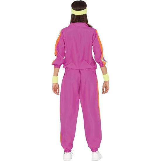 Fantasia de ginasta feminina dos anos 80