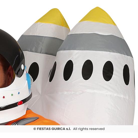 Fantasia de foguete inflável adulto