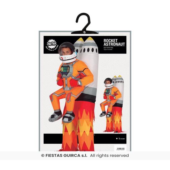 Fantasia de foguete inflável adulto