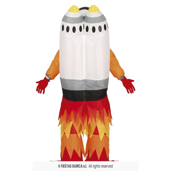 Fantasia de foguete inflável adulto