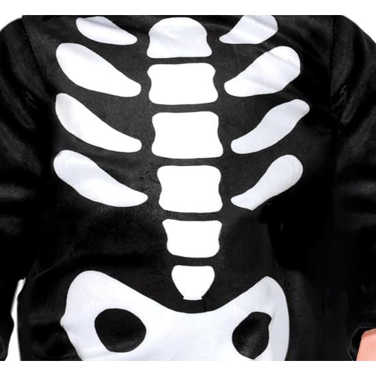 Fantasia de bebê esqueleto de coelho preto Fantasia de bebê esqueleto de coelho preto