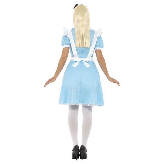 Fato de Alice com laço para menina