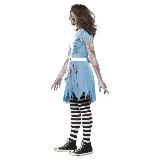 Fato de Alice Zombie para adulto