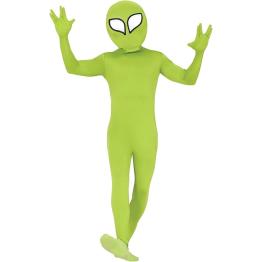 Fato de alienígena verde para homem
