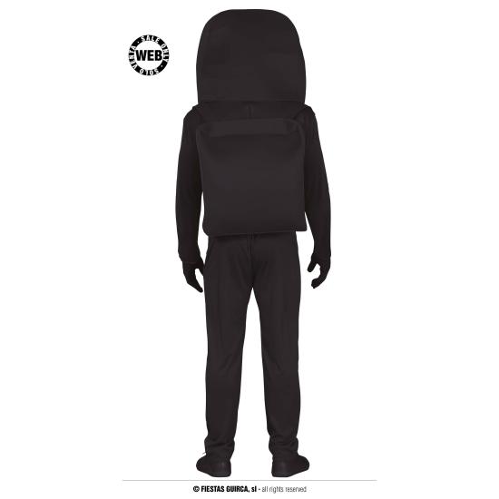 Fato de Among Us preto para adulto Fato de Among Us preto para adulto