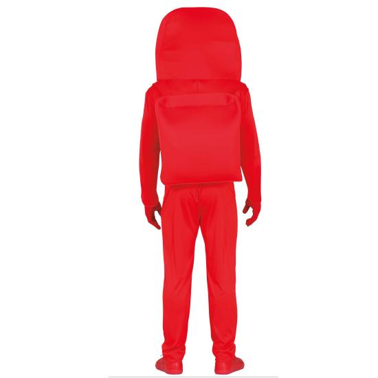 Among Us Fato vermelho para adulto