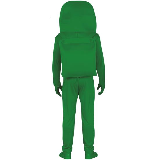 Fato de Among Us verde para adulto