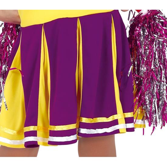 Fato de líder de claque lilás para menina
