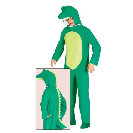 Fato de animal crocodilo tamanho adulto