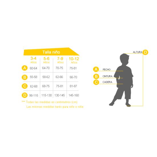 Fantasia infantil de animal Urso de Mel.