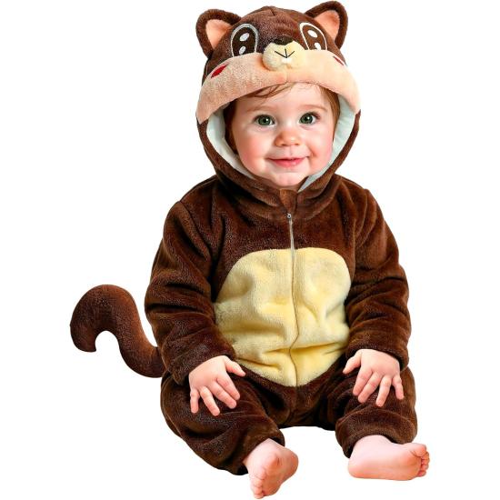 fantasia de esquilo para bebês