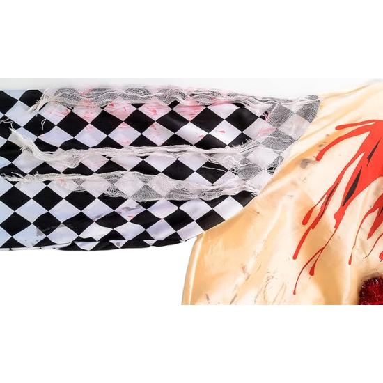 Fato de Arlequim Sangrento tamanho adulto