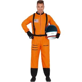 Fato de astronauta laranja para adulto